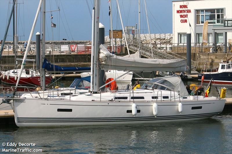 die swaene (Sailing vessel) - IMO , MMSI 205489300, Call Sign OS4893 under the flag of Belgium