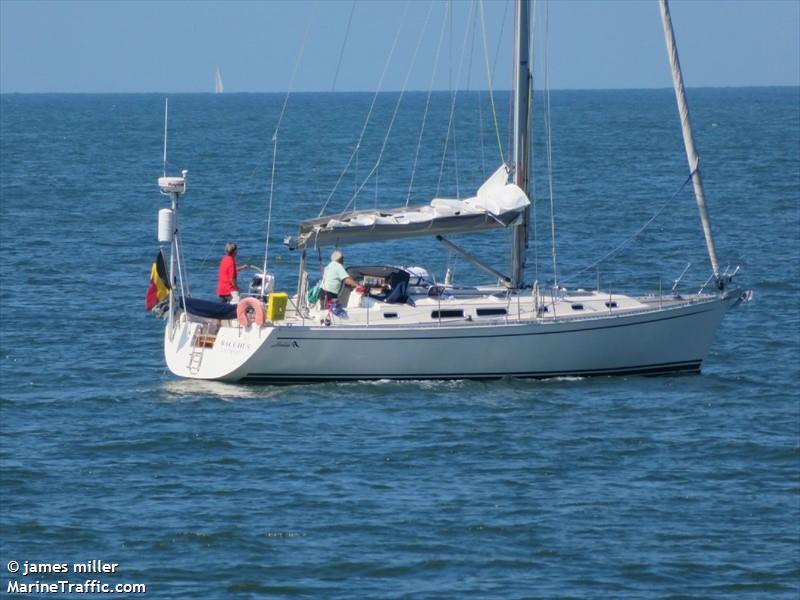 bacchus (Sailing vessel) - IMO , MMSI 205728900, Call Sign OS7289 under the flag of Belgium