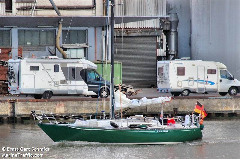 ebb tide (Sailing vessel) - IMO , MMSI 211447770, Call Sign DD5507 under the flag of Germany