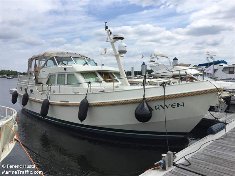 arwen (Pleasure craft) - IMO , MMSI 211729860, Call Sign DK9092 under the flag of Germany