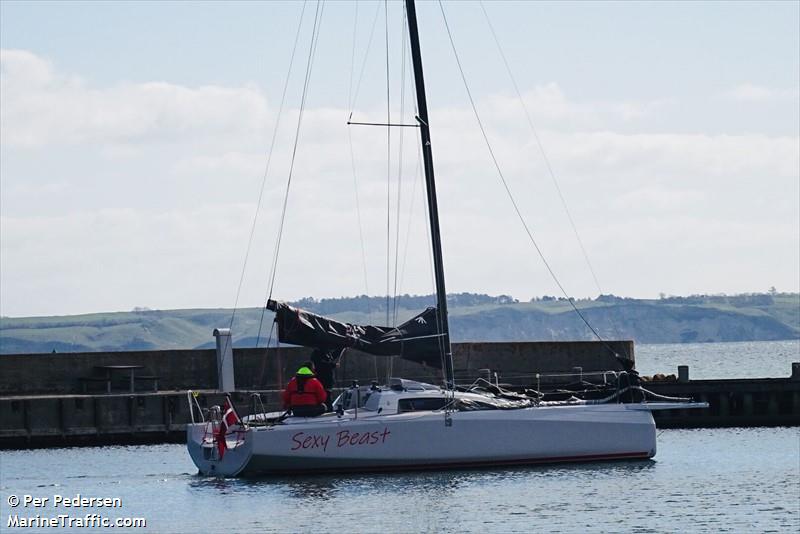 sexy beast (Sailing vessel) - IMO , MMSI 219027560, Call Sign XPH6199 under the flag of Denmark