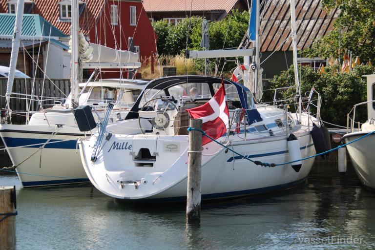 mille (Sailing vessel) - IMO , MMSI 219027818, Call Sign MILLE under the flag of Denmark