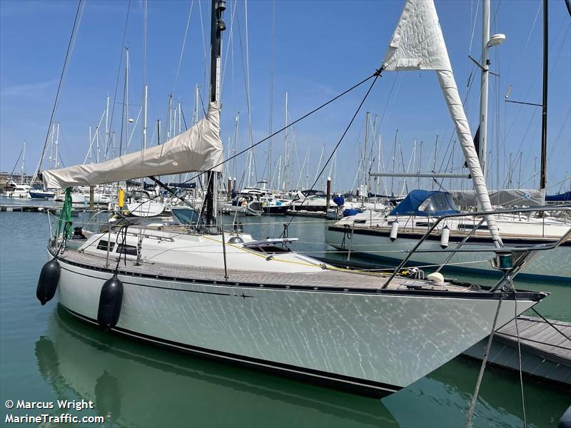frangipani (Sailing vessel) - IMO , MMSI 232019875, Call Sign MEMP2 under the flag of United Kingdom (UK)