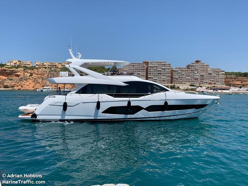 shimmer (Pleasure craft) - IMO , MMSI 232021344, Call Sign MEZU7 under the flag of United Kingdom (UK)