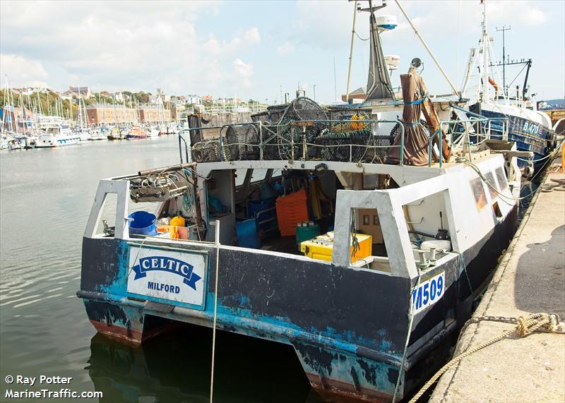 celtic (Fishing vessel) - IMO , MMSI 235021865, Call Sign  MGKM7 under the flag of United Kingdom (UK)
