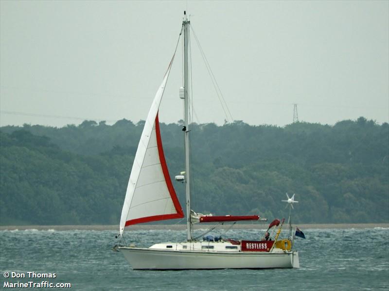 restless (Pleasure craft) - IMO , MMSI 235040241, Call Sign MAFU3 under the flag of United Kingdom (UK)