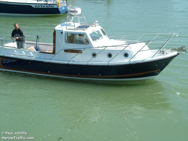 smudger (Pleasure craft) - IMO , MMSI 235056565, Call Sign MBQT under the flag of United Kingdom (UK)
