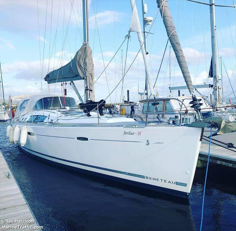 arthur-h (Sailing vessel) - IMO , MMSI 235060486, Call Sign 2AKL7 under the flag of United Kingdom (UK)