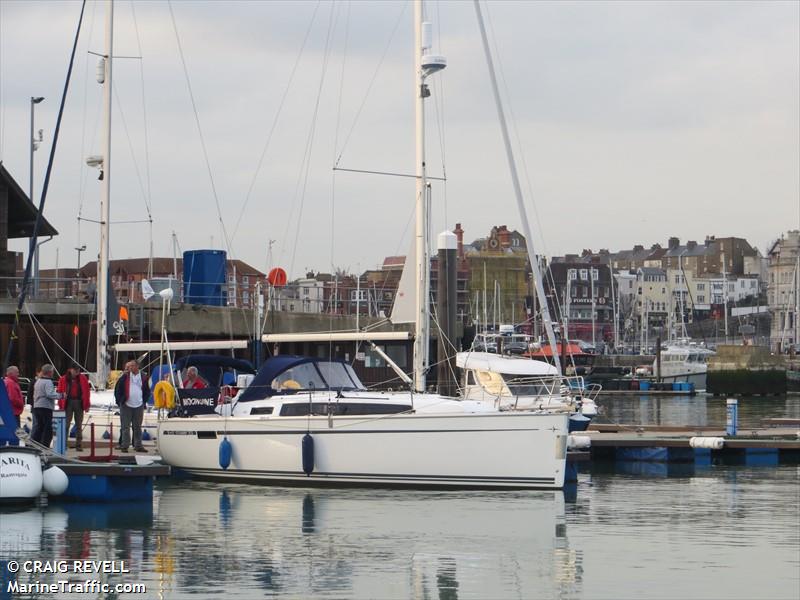 pegatha (Pleasure craft) - IMO , MMSI 235103088, Call Sign 2HEU8 under the flag of United Kingdom (UK)