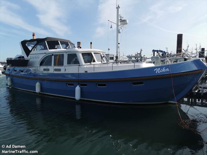 nika (Pleasure craft) - IMO , MMSI 244200150 under the flag of Netherlands