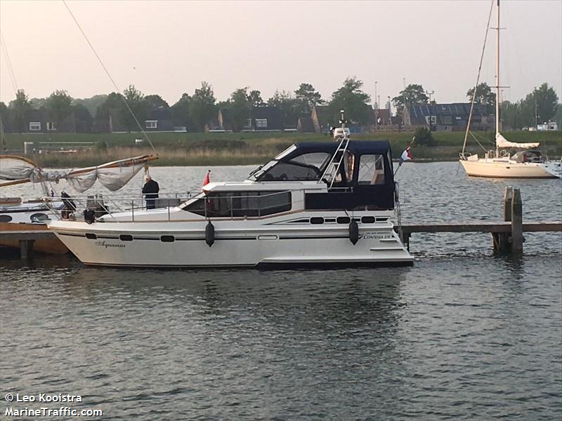 aquarius (Pleasure craft) - IMO , MMSI 244615729, Call Sign PE2963 under the flag of Netherlands