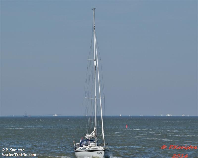 hjarta (Sailing vessel) - IMO , MMSI 244810309, Call Sign PC2962 under the flag of Netherlands