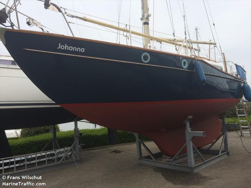 johanna (Sailing vessel) - IMO , MMSI 244860134, Call Sign PF5316 under the flag of Netherlands
