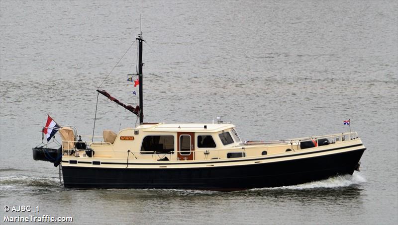 sarah (Pleasure craft) - IMO , MMSI 244870375, Call Sign PE9210 under the flag of Netherlands