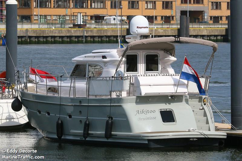 aikitoo (Pleasure craft) - IMO , MMSI 244870745, Call Sign PB8843 under the flag of Netherlands