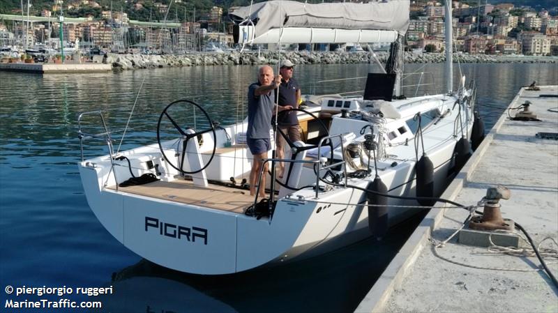 pigra (Sailing vessel) - IMO , MMSI 247059910, Call Sign IK 3242 under the flag of Italy