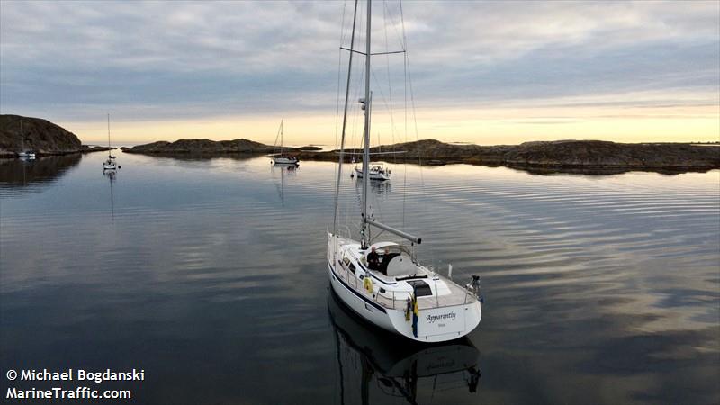 apparently (Sailing vessel) - IMO , MMSI 265812880, Call Sign SF6087 under the flag of Sweden