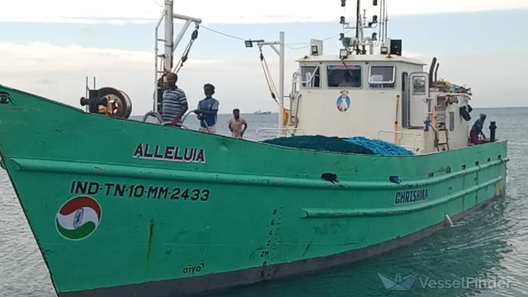 alleluia (Fishing vessel) - IMO , MMSI 419101033 under the flag of India