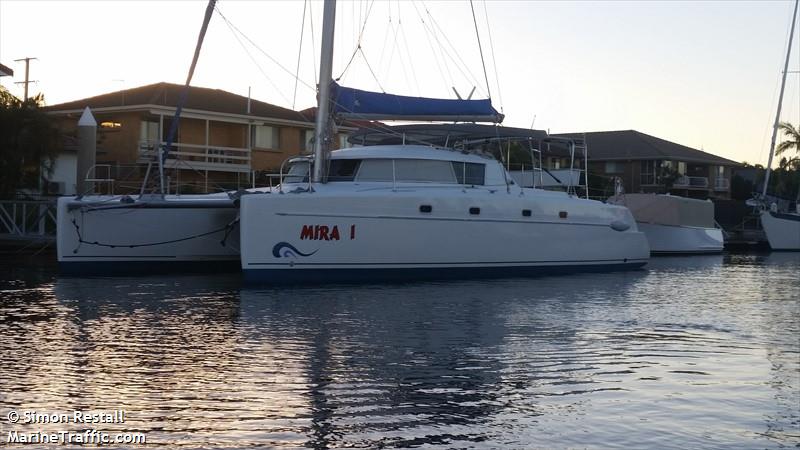 mira 1 (Pleasure craft) - IMO , MMSI 503068320, Call Sign 860768 under the flag of Australia