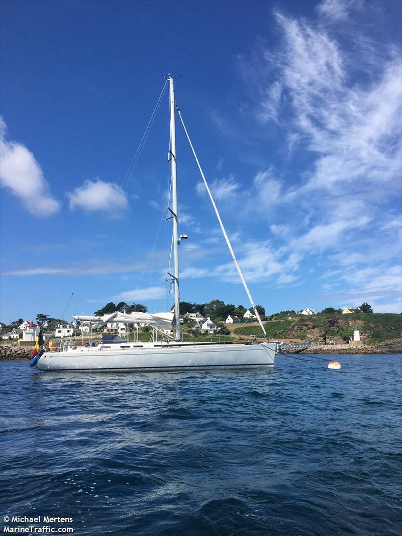 amica (Sailing vessel) - IMO , MMSI 205033900, Call Sign OS9510 under the flag of Belgium