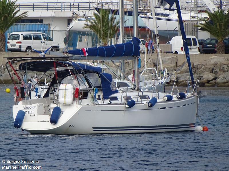 rhapsody in blue (Sailing vessel) - IMO , MMSI 227039720, Call Sign FGG6830 under the flag of France