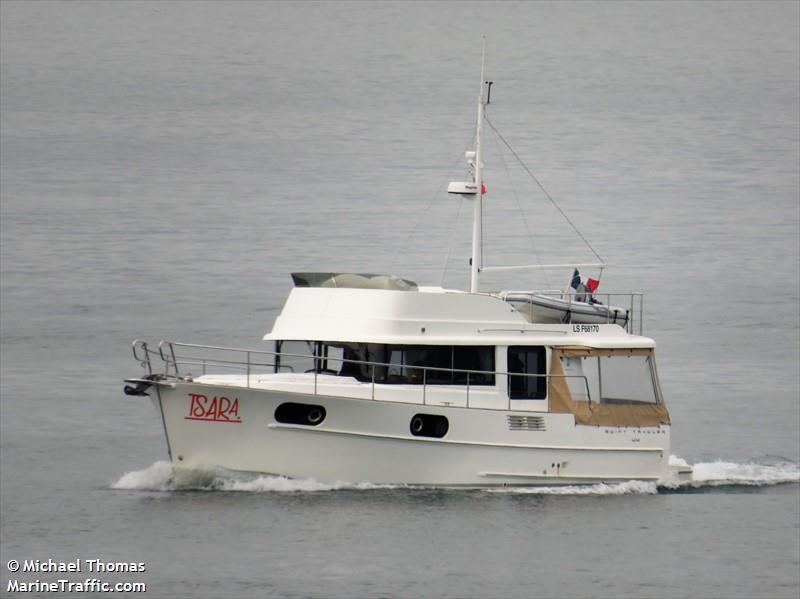 tsara (Pleasure craft) - IMO , MMSI 227847290, Call Sign FAF3432 under the flag of France