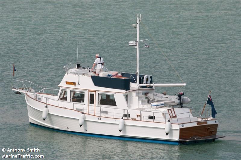 hannah (Pleasure craft) - IMO , MMSI 235015012, Call Sign MDLG8 under the flag of United Kingdom (UK)