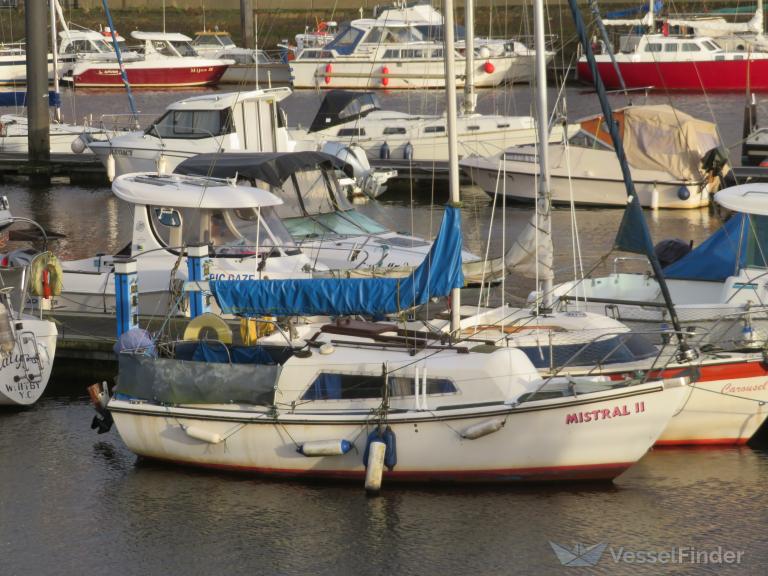 mistral ii (Sailing vessel) - IMO , MMSI 235082673, Call Sign MMFT2 under the flag of United Kingdom (UK)