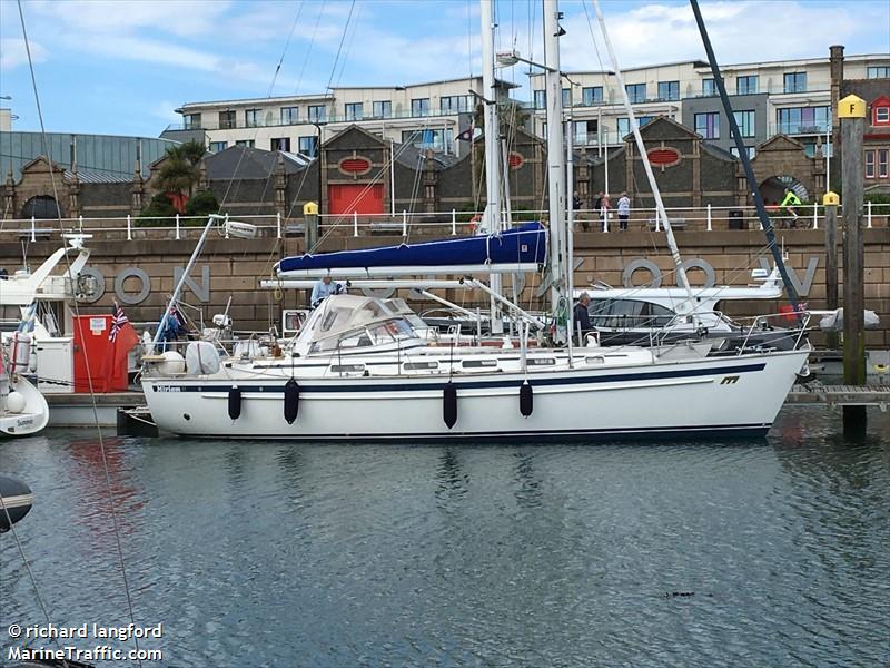 miriam (Sailing vessel) - IMO , MMSI 235089093, Call Sign 2EYA9 under the flag of United Kingdom (UK)
