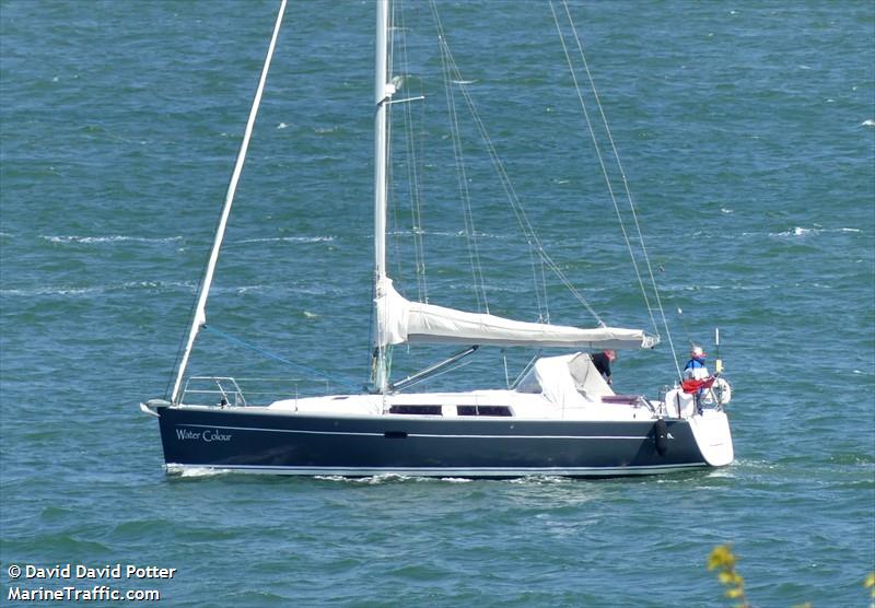 water colour (Sailing vessel) - IMO , MMSI 235102533, Call Sign 2HCR2 under the flag of United Kingdom (UK)