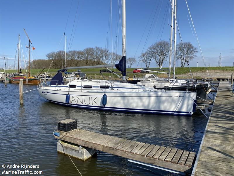 sanuk (Sailing vessel) - IMO , MMSI 244391082, Call Sign PH7212 under the flag of Netherlands