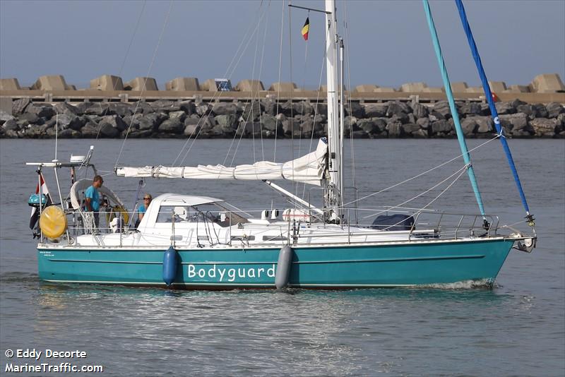 bodyguard (Sailing vessel) - IMO , MMSI 244620186, Call Sign PG9822 under the flag of Netherlands
