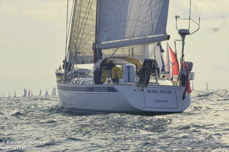 mar-jolie (Sailing vessel) - IMO , MMSI 244870986, Call Sign PB2312 under the flag of Netherlands