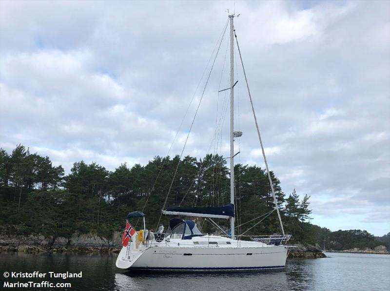 ella (Sailing vessel) - IMO , MMSI 257624090, Call Sign LG3351 under the flag of Norway