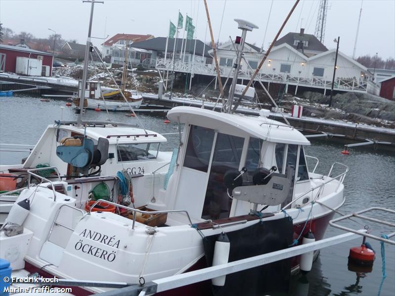 andrea gg 435 (Fishing vessel) - IMO , MMSI 265640570, Call Sign SFC8949 under the flag of Sweden