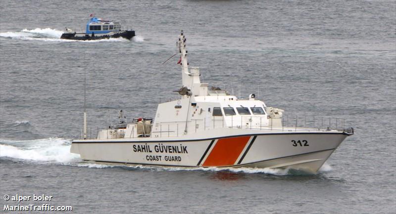 tcsg312 (Law enforcment) - IMO , MMSI 271030131, Call Sign TBYW under the flag of Turkey