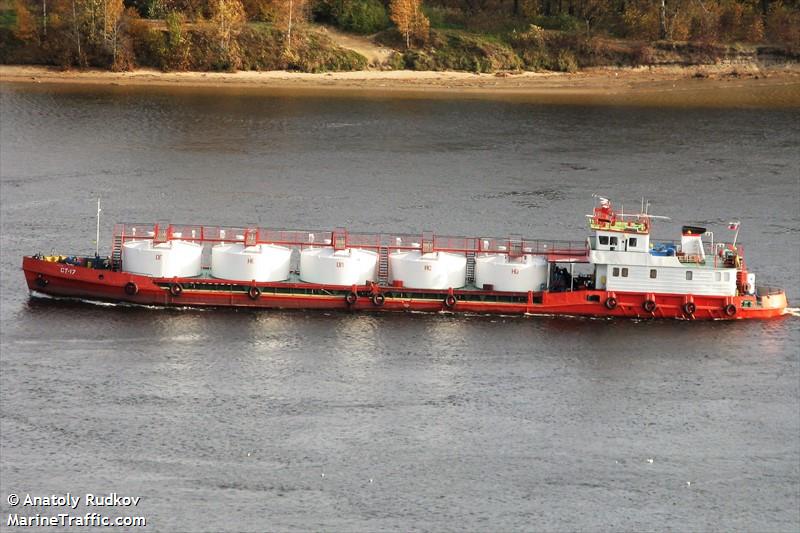 st-17 (Tanker) - IMO , MMSI 273357710 under the flag of Russia