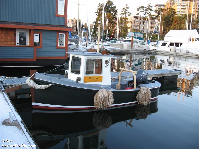 warrior (Pleasure craft) - IMO , MMSI 316021661 under the flag of Canada