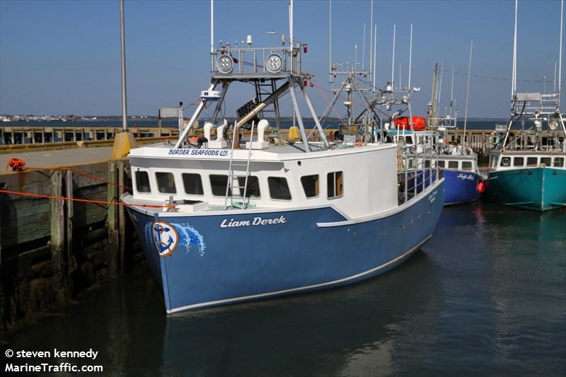 liam derek (Fishing vessel) - IMO , MMSI 316033397, Call Sign CH16 under the flag of Canada