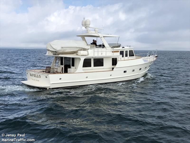 ravello (Pleasure craft) - IMO , MMSI 338187567 under the flag of USA