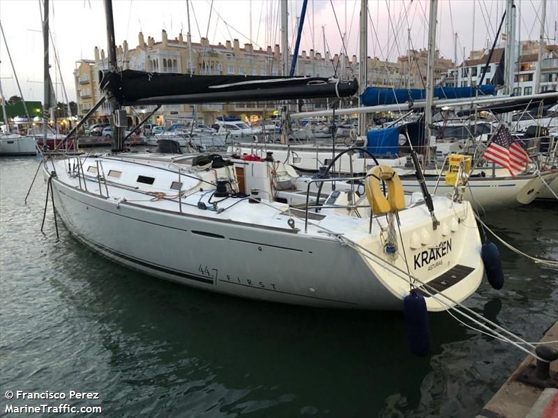 kraken (Pleasure craft) - IMO , MMSI 368037710, Call Sign WDK2666 under the flag of United States (USA)