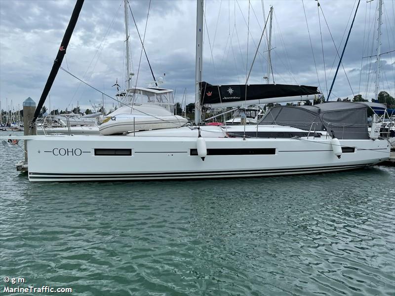 coho (Sailing vessel) - IMO , MMSI 368163160, Call Sign WDL7752 under the flag of United States (USA)