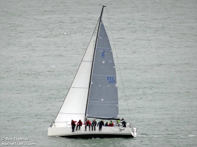 djinn j111 (Sailing vessel) - IMO , MMSI 205769210, Call Sign OR7692 under the flag of Belgium