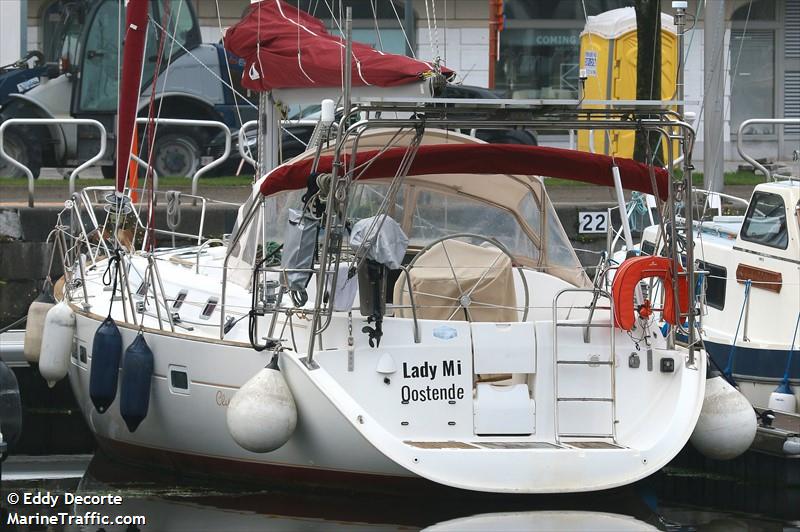 lady mi (Unknown) - IMO , MMSI 205784430 under the flag of Belgium