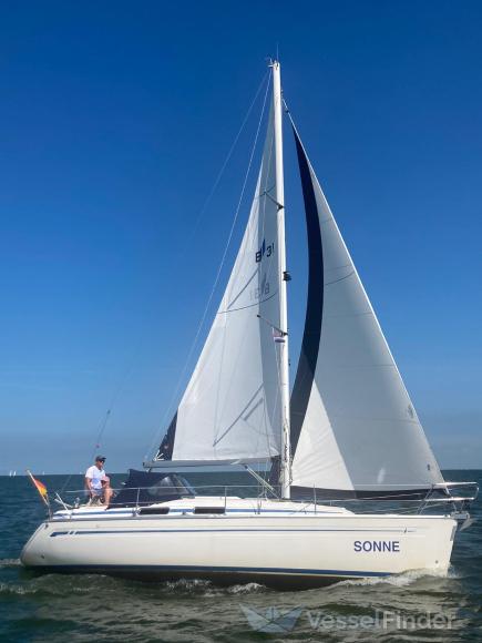 sonne (Sailing vessel) - IMO , MMSI 211152540, Call Sign DF3670 under the flag of Germany