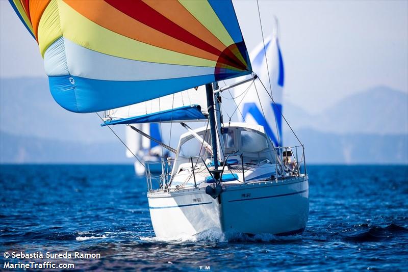 moorea (Sailing vessel) - IMO , MMSI 224029670 under the flag of Spain