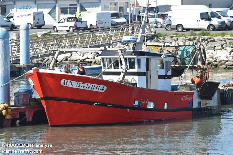 fv l imagine (Fishing vessel) - IMO , MMSI 227603670, Call Sign FS3326 under the flag of France