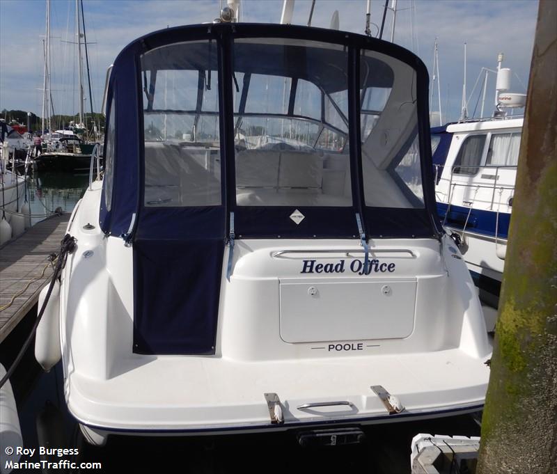 head office (Pleasure craft) - IMO , MMSI 235004834, Call Sign VSUX8 under the flag of United Kingdom (UK)