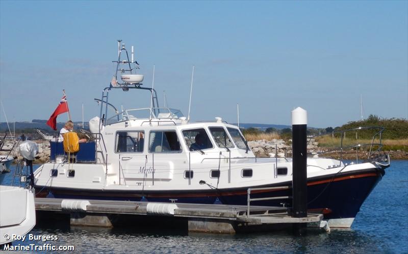 merlin (Pleasure craft) - IMO , MMSI 235010306, Call Sign VQRQ8 under the flag of United Kingdom (UK)