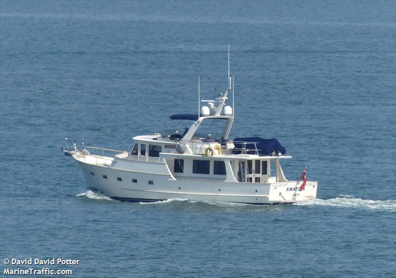 amatola (Pleasure craft) - IMO , MMSI 235037325, Call Sign MNCK8 under the flag of United Kingdom (UK)